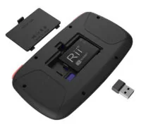 RIITEK ασύρματο mini πληκτρολόγιο i4, backlit, Bluetooth & 2.4GHz, μαύρο 4
