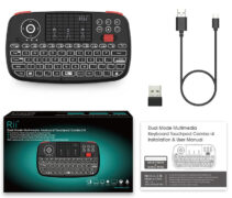 RIITEK ασύρματο mini πληκτρολόγιο i4, backlit, Bluetooth & 2.4GHz, μαύρο 17 RIITEK ασύρματο mini πληκτρολόγιο i4, backlit, Bluetooth & 2.4GHz, μαύρο 8