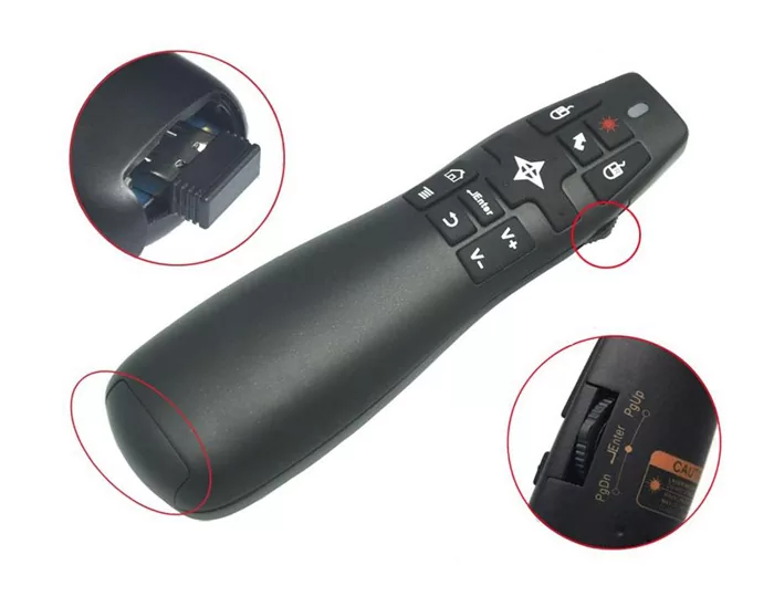 RIITEK τηλεχειριστήριο παρουσιάσεων Mini R900 με laser & air mouse 5 RIITEK τηλεχειριστήριο παρουσιάσεων Mini R900 με laser & air mouse - Image 3