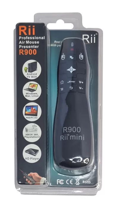 RIITEK τηλεχειριστήριο παρουσιάσεων Mini R900 με laser & air mouse 7 RIITEK τηλεχειριστήριο παρουσιάσεων Mini R900 με laser & air mouse - Image 5