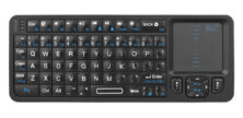 RIITEK ασύρματο mini πληκτρολόγιο K06, backlit, Bluetooth/2.4GHz, μαύρο
