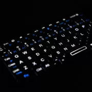 RIITEK ασύρματο mini πληκτρολόγιο K06, backlit, Bluetooth/2.4GHz, μαύρο 4