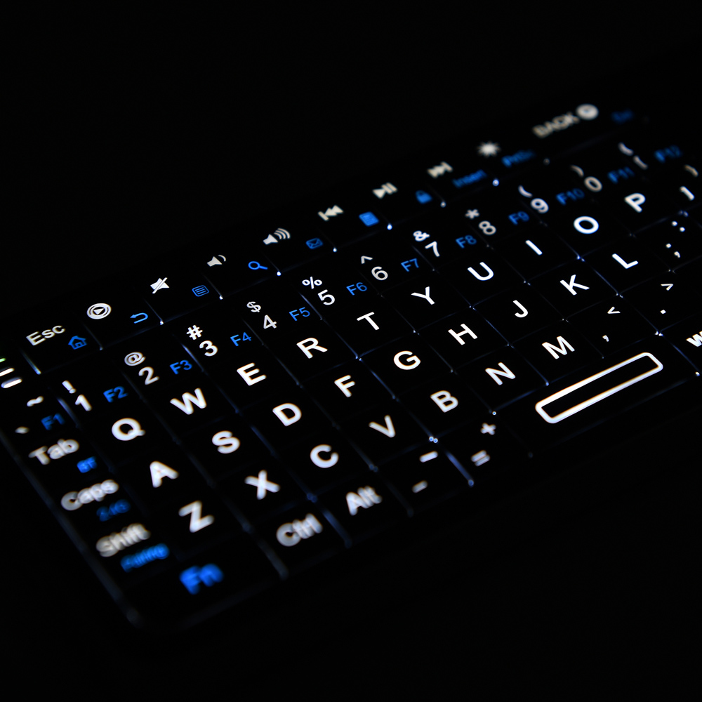 RIITEK ασύρματο mini πληκτρολόγιο K06, backlit, Bluetooth/2.4GHz, μαύρο 6 RIITEK ασύρματο mini πληκτρολόγιο K06, backlit, Bluetooth/2.4GHz, μαύρο - Image 4