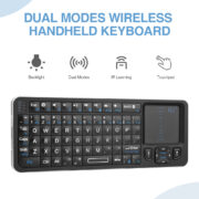 RIITEK ασύρματο mini πληκτρολόγιο K06, backlit, Bluetooth/2.4GHz, μαύρο 15 RIITEK ασύρματο mini πληκτρολόγιο K06, backlit, Bluetooth/2.4GHz, μαύρο 6