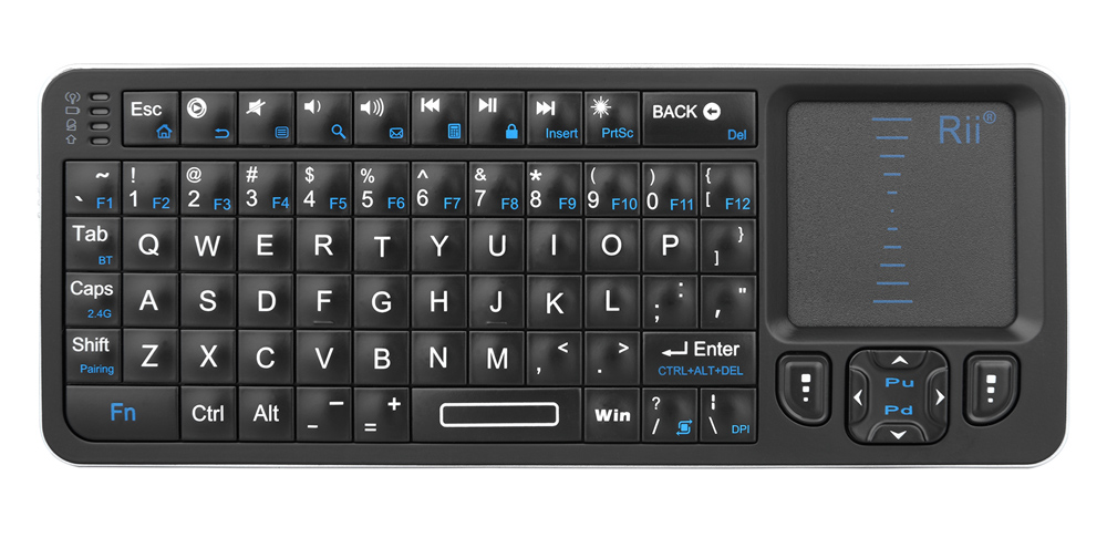RIITEK ασύρματο mini πληκτρολόγιο K06, backlit, Bluetooth/2.4GHz, μαύρο 3 RIITEK ασύρματο mini πληκτρολόγιο K06, backlit, Bluetooth/2.4GHz, μαύρο