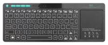 RIITEK ασύρματο πληκτρολόγιο Mini K18S με touchpad, RGB backlit, 2.4GHz & Bluetooth