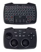 RIITEK ασύρματο gamepad & πληκτρολόγιο RK707, backlit, 2.4GHz, μαύρο