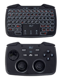 RIITEK ασύρματο gamepad & πληκτρολόγιο RK707, backlit, 2.4GHz, μαύρο