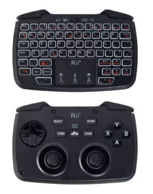 RIITEK ασύρματο gamepad & πληκτρολόγιο RK707, backlit, 2.4GHz, μαύρο