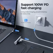 JOYROOM docking station S-H113-DG, 4 θυρών, USB-C, 100W PD, 4K, γκρι 10 JOYROOM docking station S-H113-DG, 4 θυρών, USB-C, 100W PD, 4K, γκρι 4