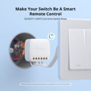 SONOFF smart διακόπτης S-MATE2, 3 κανάλια, μπαταρίας, λευκός 2