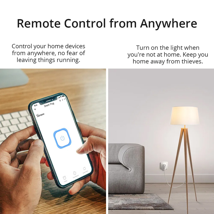 SONOFF smart αντάπτορας ρεύματος S26R2ZBTPF μονός, ZigBee, 4000W, λευκός 6 SONOFF smart αντάπτορας ρεύματος S26R2ZBTPF μονός, ZigBee, 4000W, λευκός - Image 4