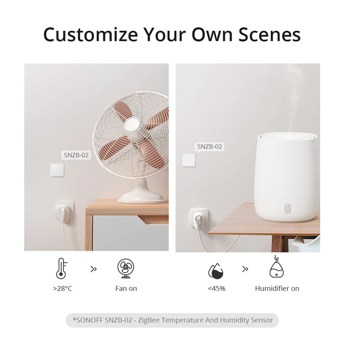 SONOFF smart αντάπτορας ρεύματος S26R2ZBTPF μονός, ZigBee, 4000W, λευκός 9 SONOFF smart αντάπτορας ρεύματος S26R2ZBTPF μονός, ZigBee, 4000W, λευκός - Image 7