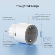 SONOFF smart αντάπτορας ρεύματος S60TPF, μονός, 4000W, WiFi, λευκός 17 SONOFF smart αντάπτορας ρεύματος S60TPF, μονός, 4000W, WiFi, λευκός 5