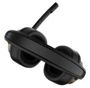 SADES gaming headset UPOWER, 3.5mm σύνδεση, 40mm, μαύρο/χρυσό 3