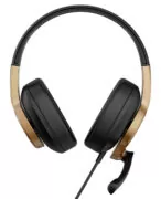 SADES gaming headset UPOWER, 3.5mm σύνδεση, 40mm, μαύρο/χρυσό 4
