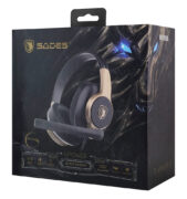 SADES gaming headset UPOWER, 3.5mm σύνδεση, 40mm, μαύρο/χρυσό 15 SADES gaming headset UPOWER, 3.5mm σύνδεση, 40mm, μαύρο/χρυσό 7