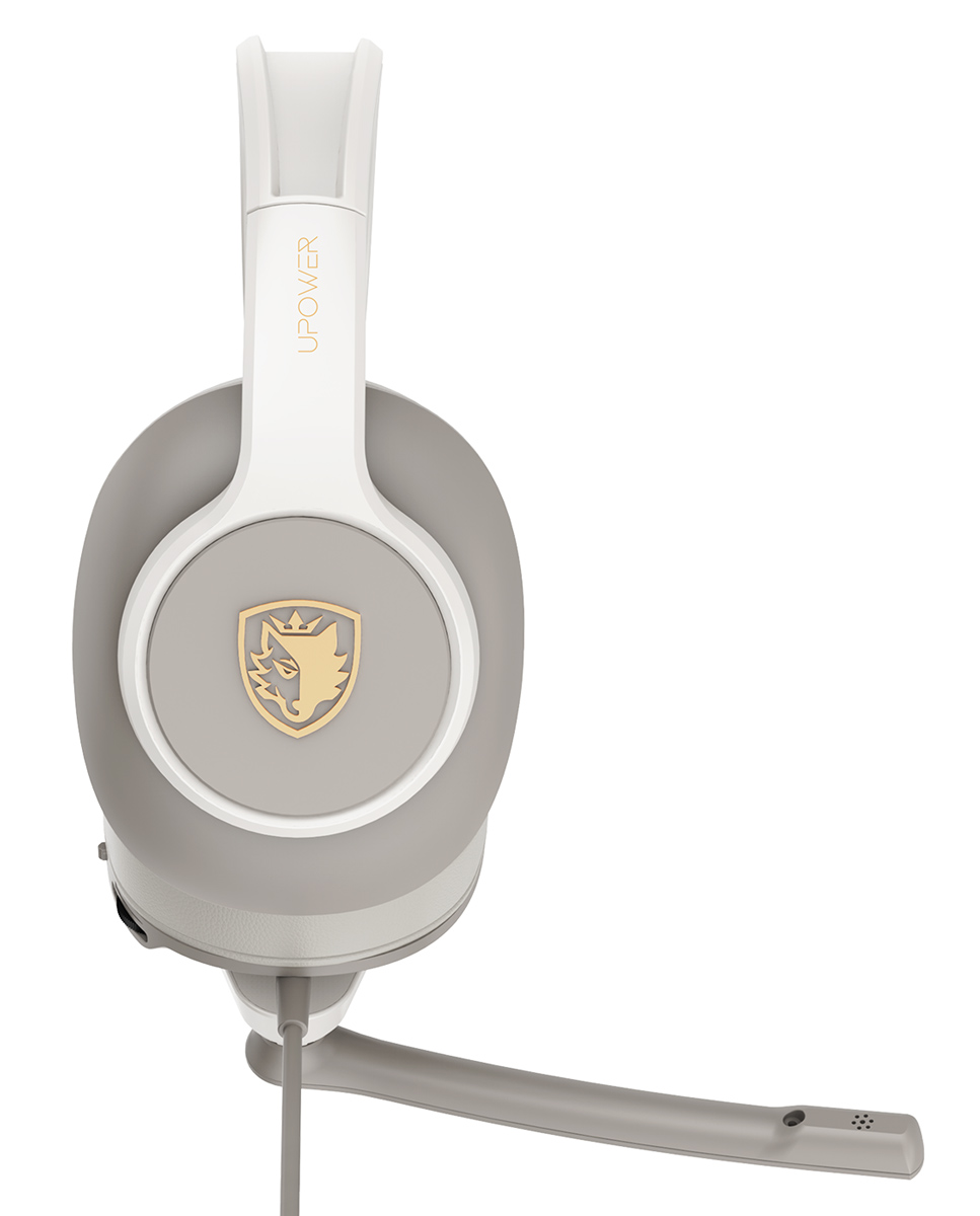 SADES gaming headset UPOWER, 3.5mm σύνδεση, 40mm, γκρι 4 SADES gaming headset UPOWER, 3.5mm σύνδεση, 40mm, γκρι - Image 2