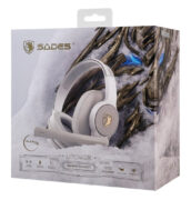 SADES gaming headset UPOWER, 3.5mm σύνδεση, 40mm, γκρι 15 SADES gaming headset UPOWER, 3.5mm σύνδεση, 40mm, γκρι 7