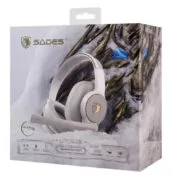 SADES gaming headset UPOWER, 3.5mm σύνδεση, 40mm, γκρι 7