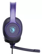 SADES gaming headset UPOWER, 3.5mm σύνδεση, 40mm, μωβ 2