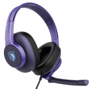 SADES gaming headset UPOWER, 3.5mm σύνδεση, 40mm, μωβ 5