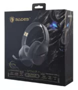 SADES gaming headset SPOWER, 3.5mm σύνδεση, 40mm, multi-platform, μαύρο/πράσινο 6