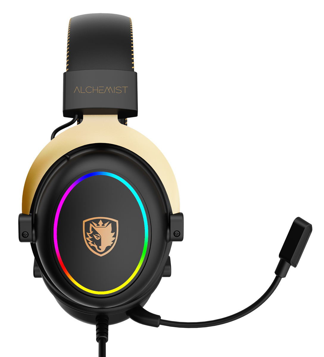 SADES gaming headset Alchemist, USB σύνδεση, 50mm, V7.1 surround, ENC, RGB, multi-platform, μαύρο 4 SADES gaming headset Alchemist, USB σύνδεση, 50mm, V7.1 surround, ENC, RGB, multi-platform, μαύρο - Image 2