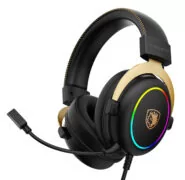 SADES gaming headset Alchemist, USB σύνδεση, 50mm, V7.1 surround, ENC, RGB, multi-platform, μαύρο 1