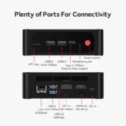 BEELINK mini PC SER5 Max, AMD 7735HS, 24GB, 500GB M.2, Windows 11 Pro 3