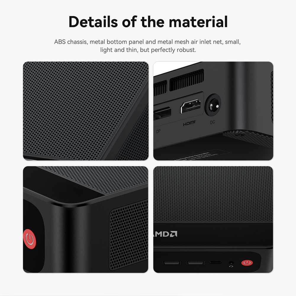 BEELINK mini PC SER5 Max, AMD 7735HS, 24GB, 500GB M.2, Windows 11 Pro 14 BEELINK mini PC SER5 Max, AMD 7735HS, 24GB, 500GB M.2, Windows 11 Pro - Image 12