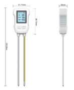 INHOCON 3 σε 1 ψηφιακός μετρητής εδάφους SGS07, PH/υγρασία/θερμοκρασία 5