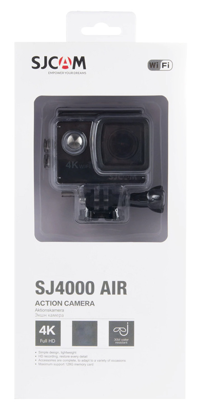 SJCAM Action Cam SJ4000 Air, 4K, 16MP, WiFi, 2" LCD, αδιάβροχη, μαύρη 6 SJCAM Action Cam SJ4000 Air, 4K, 16MP, WiFi, 2" LCD, αδιάβροχη, μαύρη - Image 4