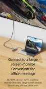 USAMS docking station US-SJ643, 8 θυρών, USB-C, 4K, 100W PD, LAN, γκρι 16 USAMS docking station US-SJ643, 8 θυρών, USB-C, 4K, 100W PD, LAN, γκρι 6