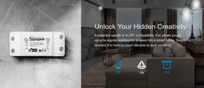 SONOFF Smart Διακόπτης BASICR2, Wifi, 10A, λευκός 3