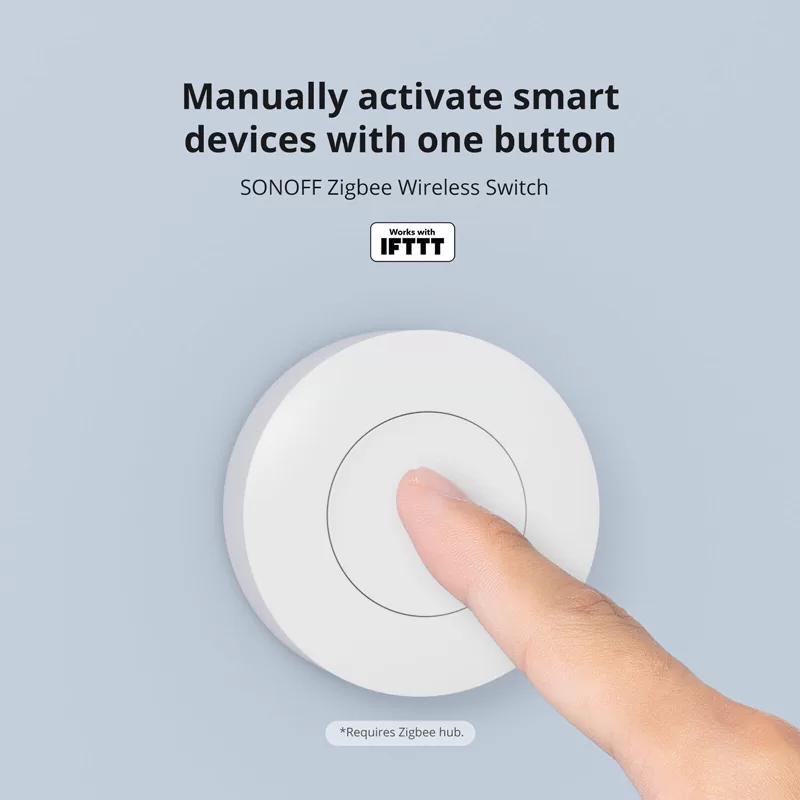 SONOFF smart διακόπτης SNZB-01P, μπαταρίας, Zigbee 4 SONOFF smart διακόπτης SNZB-01P, μπαταρίας, Zigbee - Image 2