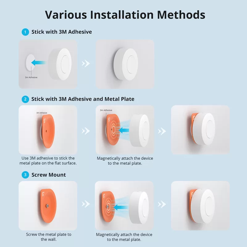 SONOFF smart διακόπτης SNZB-01P, μπαταρίας, Zigbee 8 SONOFF smart διακόπτης SNZB-01P, μπαταρίας, Zigbee - Image 6