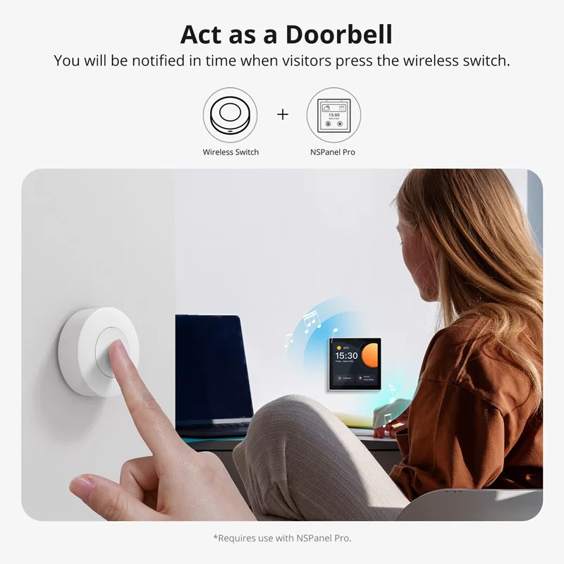 SONOFF smart διακόπτης SNZB-01P, μπαταρίας, Zigbee 15 SONOFF smart διακόπτης SNZB-01P, μπαταρίας, Zigbee - Image 13