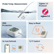 SONOFF smart θερμόμετρο SNZB-02LD, έως 115 °C, ZigBee 3.0, λευκό 13 SONOFF smart θερμόμετρο SNZB-02LD, έως 115 °C, ZigBee 3.0, λευκό 2