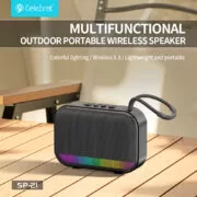 CELEBRAT φορητό ηχείο SP-21, 5W, Bluetooth, 1200mAh, μαύρο 8 CELEBRAT φορητό ηχείο SP-21, 5W, Bluetooth, 1200mAh, μαύρο 2