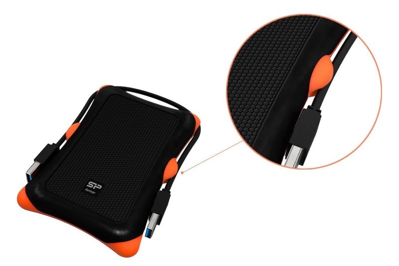 SILICON POWER εξωτερική θήκη Armor 30 HDD 2.5" slim, USB 3.1, shockproof 4 SILICON POWER εξωτερική θήκη Armor 30 HDD 2.5" slim, USB 3.1, shockproof - Image 2