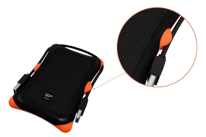SILICON POWER εξωτερική θήκη Armor 30 HDD 2.5" slim, USB 3.1, shockproof 4 SILICON POWER εξωτερική θήκη Armor 30 HDD 2.5" slim, USB 3.1, shockproof - Image 2
