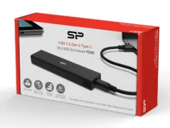 SILICON POWER θήκη για M.2 PCIe NVMe/SATA SSD PD60, tool free, 10Gbps, μαύρη 6