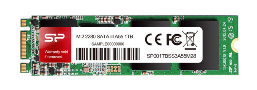 SILICON POWER SSD A55, 1TB, M.2 2280, SATA III, 560-530MB/s 2 SILICON POWER SSD A55, 1TB, M.2 2280, SATA III, 560-530MB/s 1
