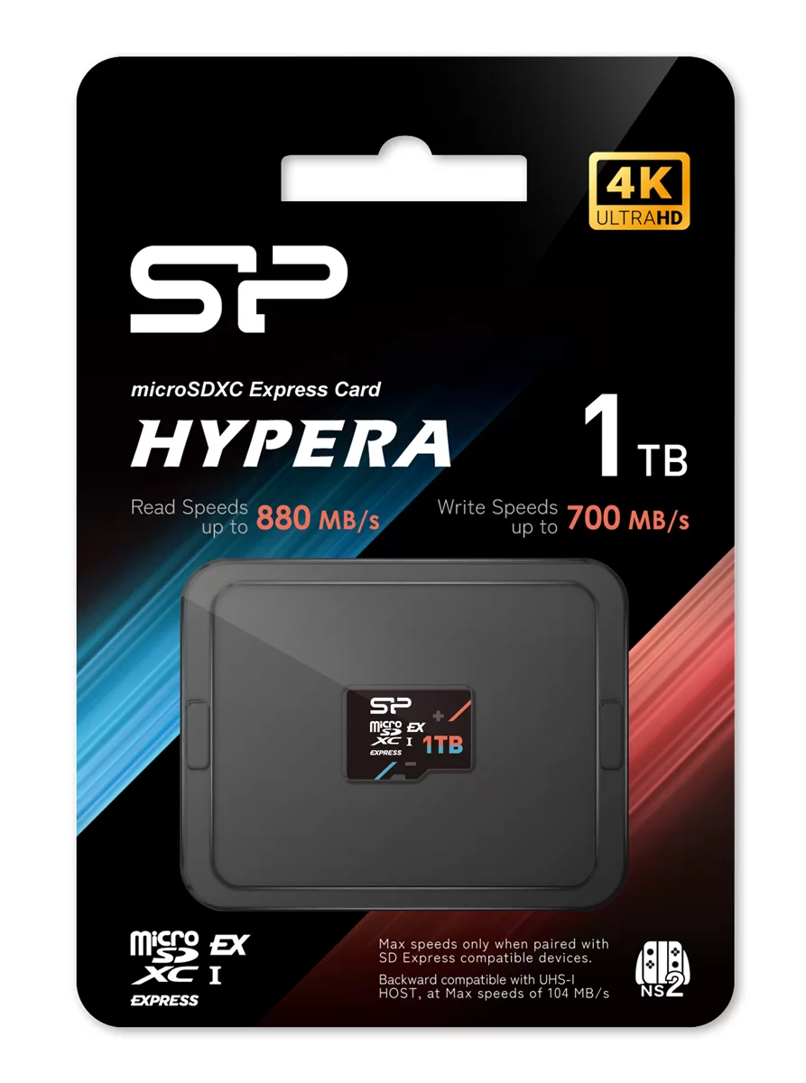 SILICON POWER κάρτα μνήμης microSDXC Express Hypera, 1TB, PCIe Gen 3x1, C10 UHS-I U3 A1 V30 7 SILICON POWER κάρτα μνήμης microSDXC Express Hypera, 1TB, PCIe Gen 3x1, C10 UHS-I U3 A1 V30 - Image 5