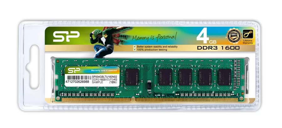 SP004GBLTU160N02 Μνήμη Ram Ddr3 4GB 1600MHz 4 SP004GBLTU160N02 Μνήμη Ram Ddr3 4GB 1600MHz - Image 2