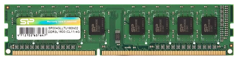 SILICON POWER μνήμη DDR3L UDIMM SP004GLLTU160N02, 4GB, 1600MHz, CL11 3 SILICON POWER μνήμη DDR3L UDIMM SP004GLLTU160N02, 4GB, 1600MHz, CL11
