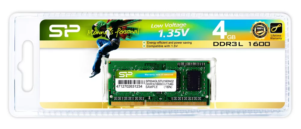 SP004GLSTU160N02 Μνήμη Ram Ddr3L Sodimm 4GB 1600MHz 4 SP004GLSTU160N02 Μνήμη Ram Ddr3L Sodimm 4GB 1600MHz - Image 2