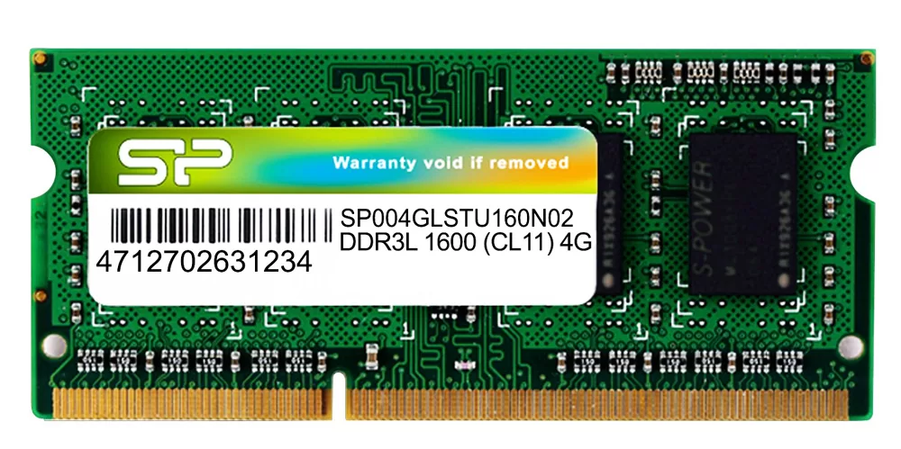 SP004GLSTU160N02 Μνήμη Ram Ddr3L Sodimm 4GB 1600MHz 3 SP004GLSTU160N02 Μνήμη Ram Ddr3L Sodimm 4GB 1600MHz