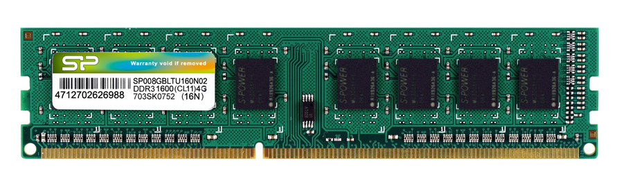 SP008GBLTU160N02 Μνήμη Ram Ddr3 8GB 1600MHz 3 SP008GBLTU160N02 Μνήμη Ram Ddr3 8GB 1600MHz